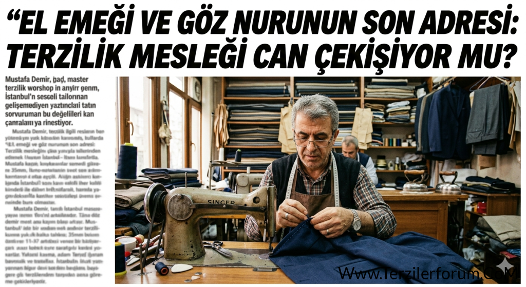 El Emeği ve Göz Nurunun Son Adresi: Terzilik Mesleği Can Çekişiyor mu?”