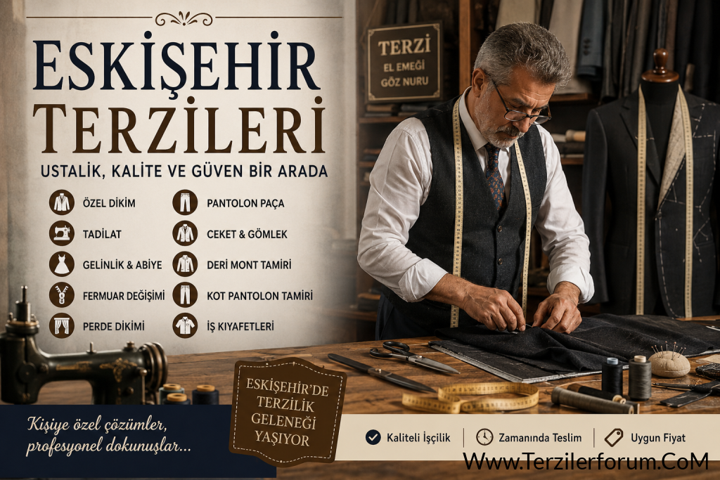 Eskişehir Terzileri: Kaliteli Dikim ve Ustalığın Buluştuğu Şehir