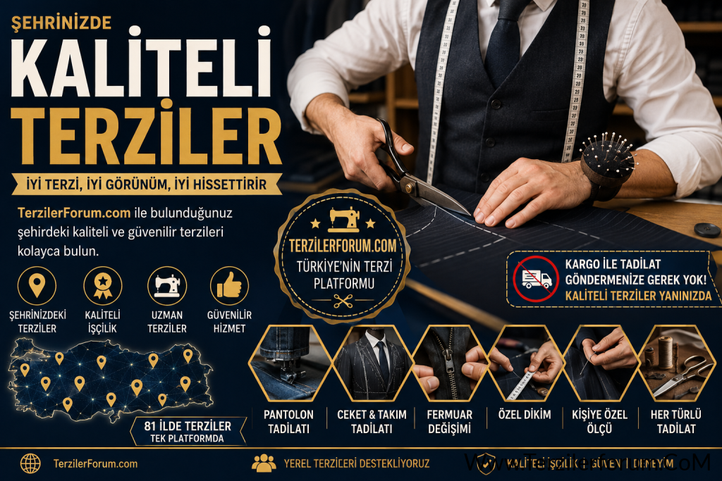 Kaliteli Terziler – Türkiye’nin En İyi Terzilerini Bulma Rehberi